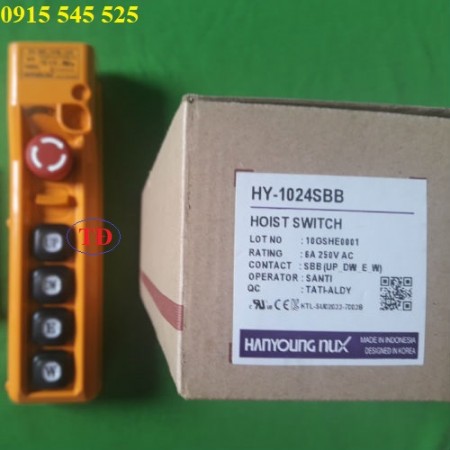 Nút bấm điều khiển cầu trục HY-1024